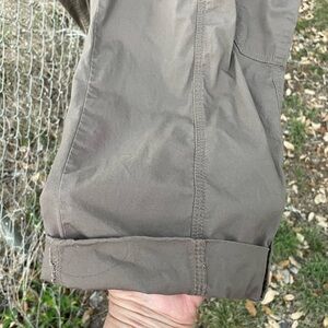 Cato Taupe Cropped Cargo Ankle Pants